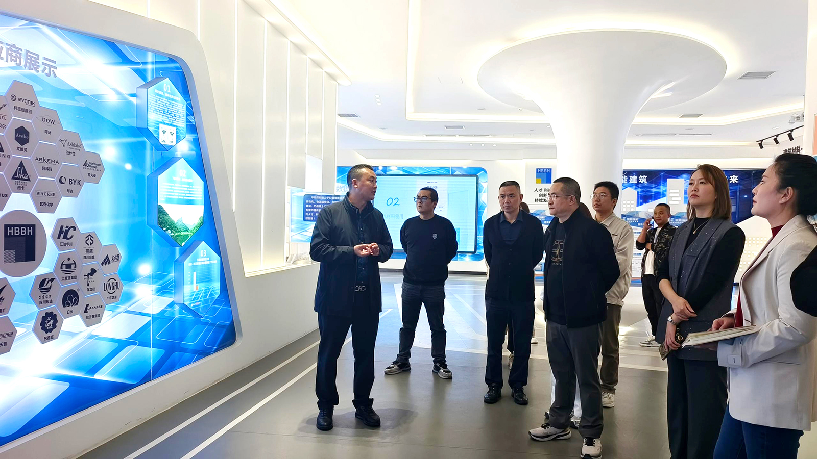 嘉禾兴集团到访华邦保和考察交流 嘉禾兴集团到访华邦保和考察交流