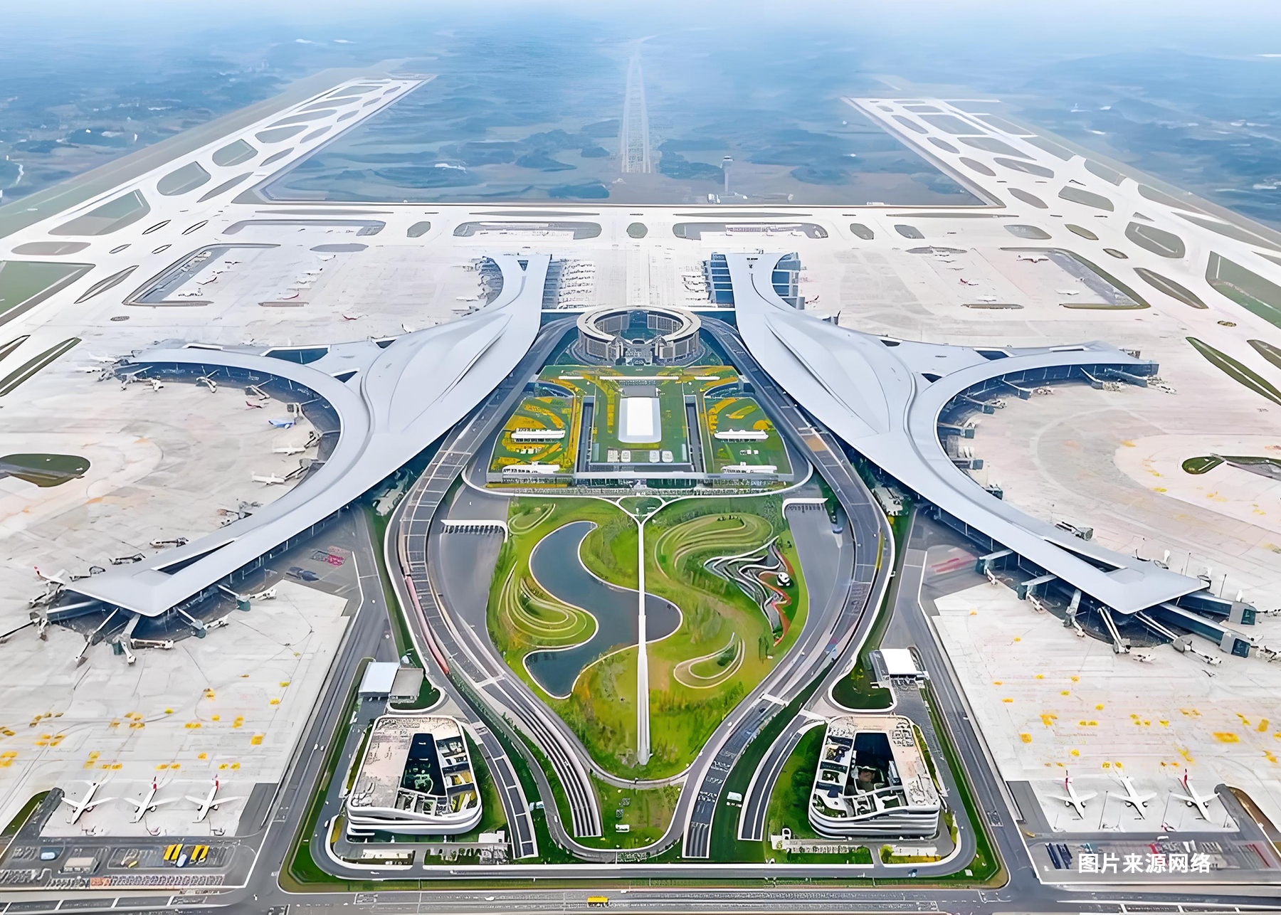 成都天府国际机场航站区